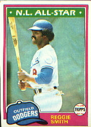 1981 Topps Baseball Cards      075      Reggie Smith